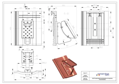tech draw KIOTO single tread aluminium.zip