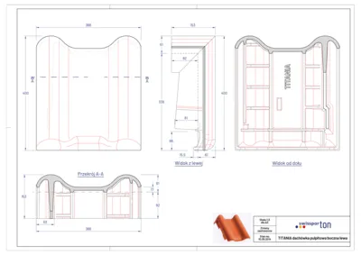 tech draw TITANIA shed roof tile.zip