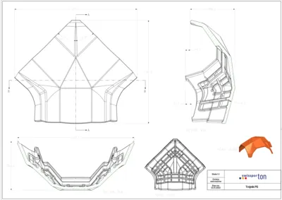 tech draw hip cap 3 axis PS