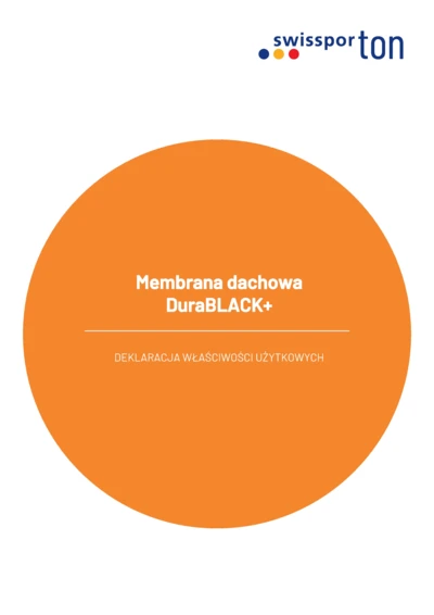 Deklaracja Właściwości Użytkowych (DOP ) - membrana dachowa DuraBLACK+