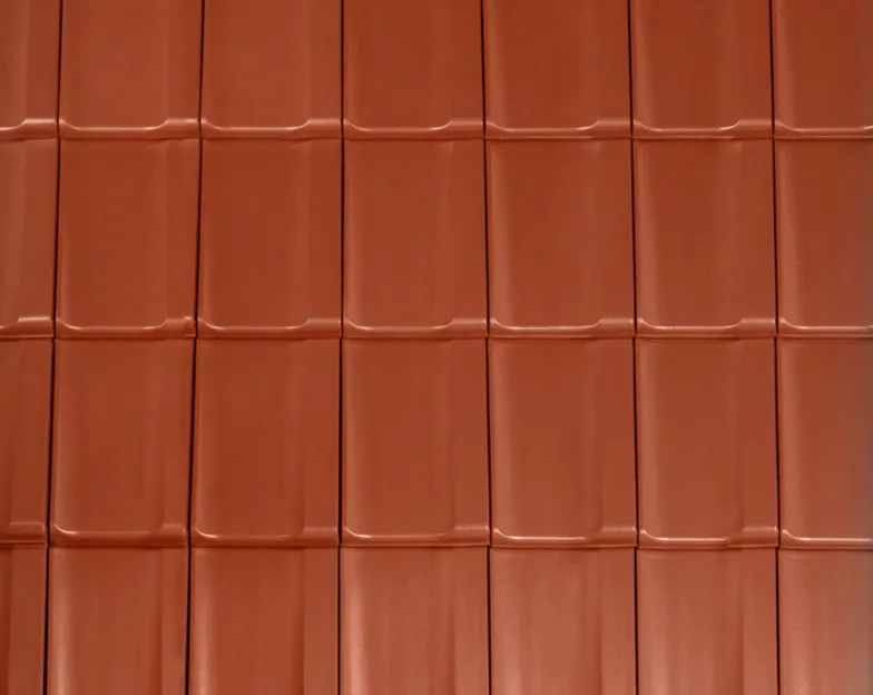 Copper red engobe
